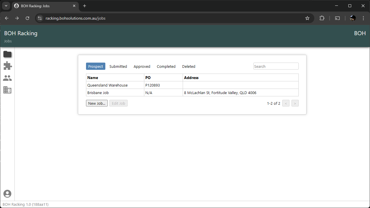 Job Dashboard Job Dashboard